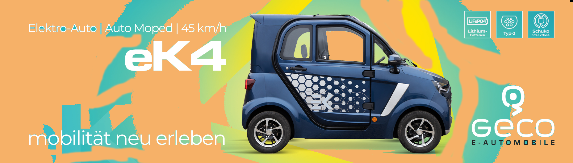 Ein Fahrzeug der neusten GenerRATION bis 45 km/h. Elektroantrieb einmal anders. Ein leichtkraftfahrzeug mit System.